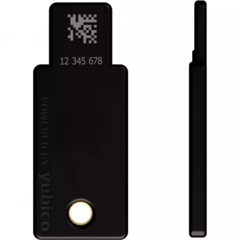 YubiKey 5 NFC turvavõti 2-pakk (must/kuldne, USB-A ja NFC)