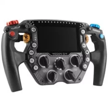 VPG Sim Mission Sim Racing rool, 5-tolline puuteekraan, ARGB, 290mm - must
