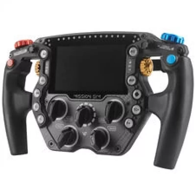 VPG Sim Mission Sim Racing rool, 5-tolline puuteekraan, ARGB, 290mm - must