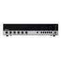 AUDAC COM12MK2 120W PA-mikserivõimendi 100V/70V/4Ω väljunditega, 2 mikrofoni/3 liini sisendit, prioriteedi ja fantoomtoitega, 2U riiulikinnitus, must