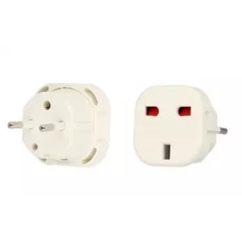 iLike UK/EU laadija adapter valge - Kompaktne 10.5W USB seinilaadija, EU pistik, 2.1A, ülekoormuskaitse