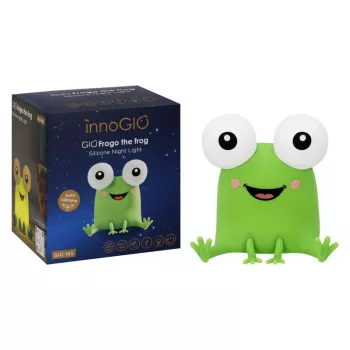 INNOGIO GIOFROGO Konn LED Öölamp GIO-165 - Laetav silikoonlamp puutetundliku juhtimisega, 7 värvi, taimer