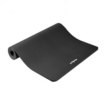 REBEL ACTIVE NBR harjutusmatt 190x100x1,5 cm must - jooga, pilates, fitness