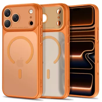 TECH-PROTECT MagPrime MagSafe CC iPhone 17 Pro / 18 Pro matt Cosmic Orange