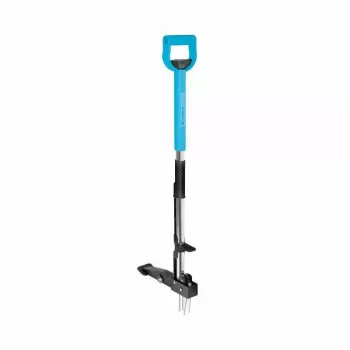 CELLFAST C.IDEAL umbrohutõmbaja 95 cm, püstine käsitsi umbrohueemaldaja, 3-haardeline karastatud terasest süsteem ja jalapedaaliga väljatõukamine, ergonoomiline D-käepide, roheline/must