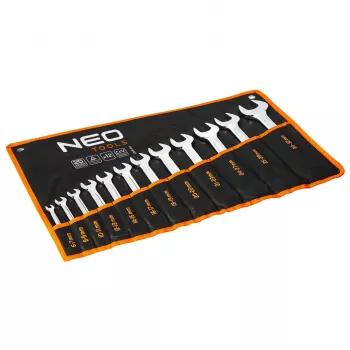 NEO TOOLS Kahepoolne harkvõtmete komplekt 6-32 mm, 12 tükki