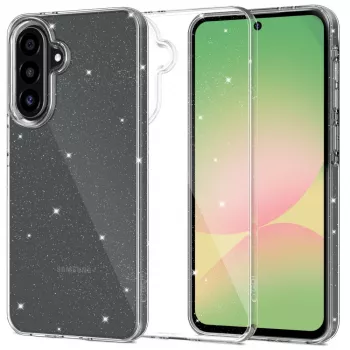 Tech-Protect FlexAir kate Samsung Galaxy A57 5G jaoks - läbipaistev sädelev