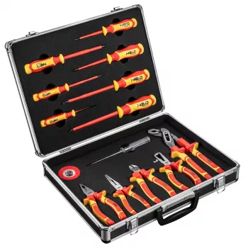 NEO TOOLS 13-osaline 1000V isoleeritud tangide ja kruvikeerajate komplekt (VDE/IEC 60900)