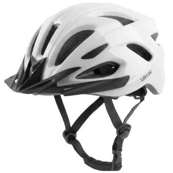 Vayox Speed jalgrattakiiver läikiv valge LED-tuluga, suurus L (58-61 cm) VA0425WGL