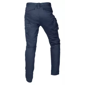 NEO TOOLS 81-224-XXL Kaitsetööpüksid, sinine, XXL, 65% polüester 35% puuvill, 267 g/m², Oxford 300D tugevdusega, põlvekaitsmete taskud, reguleeritav vöökoht, helkur, EN ISO 13688