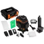 NEO TOOLS 75-141 3D lasertase, 16 joont, roheline kiir, kohver, sihtmärkplaat, magnetiline hoidik, laadija