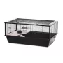 INZ INTER-ZOO Bob + Wood väikeloomade puur, must, 780x480x360 mm