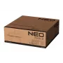 NEO TOOLS 90-037 Elektrikeris 2000W PTC keraamiline ventilaatorkütteseade reguleeritava termostaadiga, ülekuumenemis- ja ümberkukkumiskaitsega, kaasaskantava käepidemega, must/hall