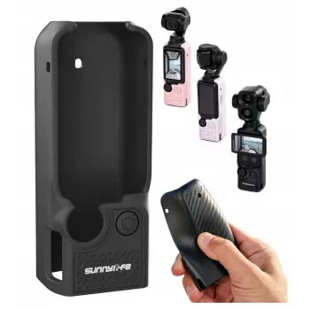 SUNNYLIFE OP4-BHT200-D TPU kaitsekate DJI Osmo Pocket 3 / 4 / 4P jaoks - must