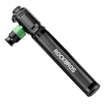 ROCKBROS HQ-75D-CO2 2-in-1 Mini jalgrattapump ja CO2 täitja - must