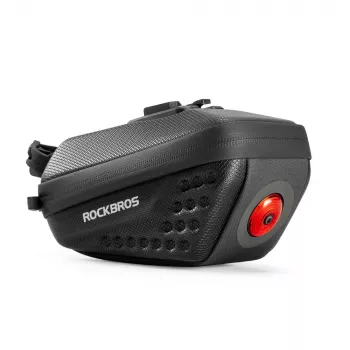 ROCKBROS C59 jäiga kestaga sadulakott 250 mAh tuliga, must