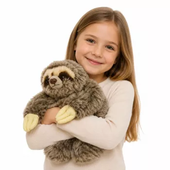 LEAN TOYS Realistlik laisklooma plüüšmänguasi Velcro käppadega 34 cm