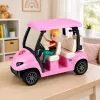 LEAN TOYS Meleksi golfikomplekt nukule koos koeraga - golfikomplekt pühadeaksessuaaridega