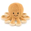 LEAN TOYS pehme kaheksajalg kaisumänguasi elastsete kombitsatega beež 30 cm