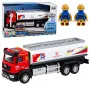 LEAN TOYS paakauto metallist ajam tuled helid punane ja valge 1:40