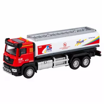 LEAN TOYS paakauto metallist ajam tuled helid punane ja valge 1:40