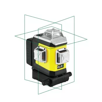 NIVEL SYSTEM CLx3G 3x360° roheline joonlaser laseritasemõõdik koos Li-Ion akuga