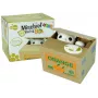 LEAN TOYS Mischief Saving Box Cute Kitty Hoiukarp Põrsas - Valge Kass Pruuni Karbiga