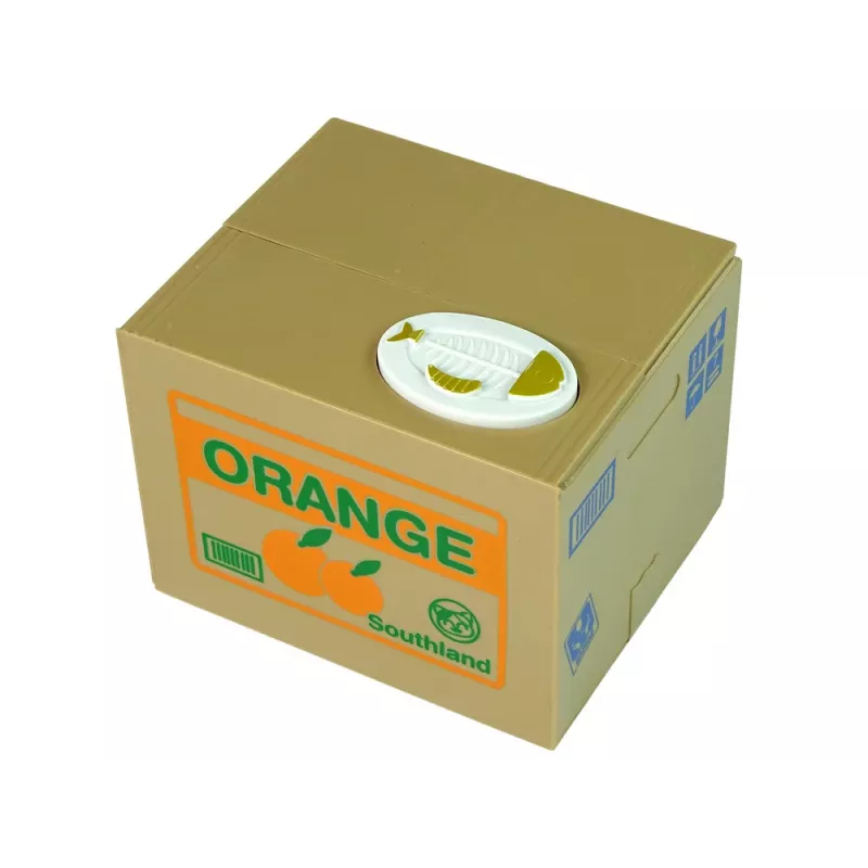 LEAN TOYS Mischief Saving Box Cute Kitty Hoiukarp Põrsas - Valge Kass Pruuni Karbiga