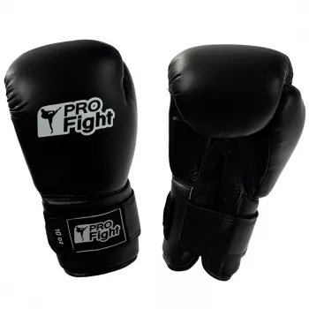 Profight Leather Dragon poksikindad must 12 oz