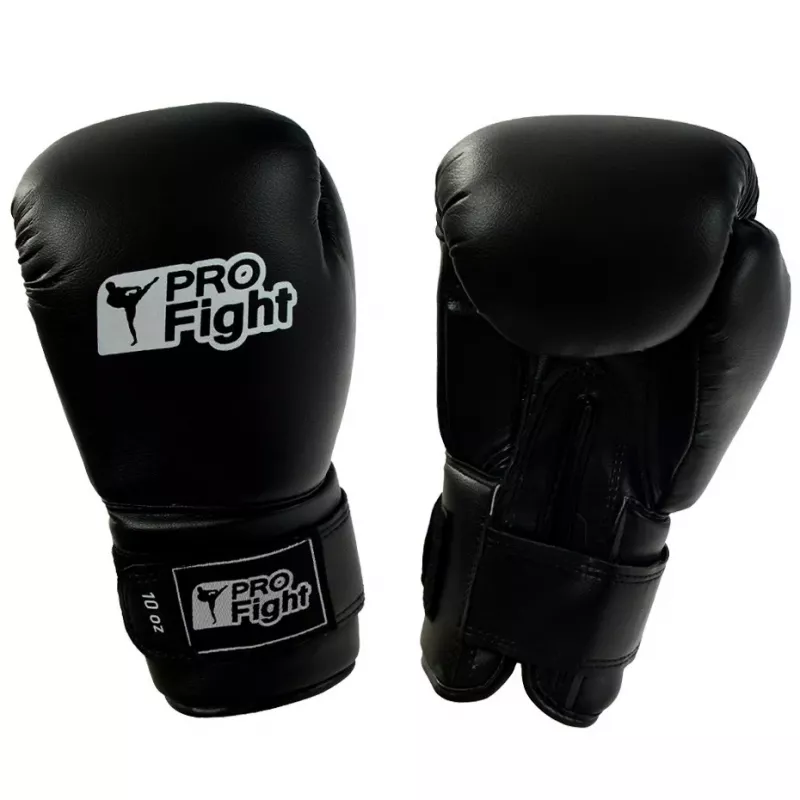 Profight Leather Dragon poksikindad must 12 oz
