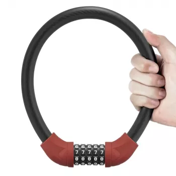ROCKBROS RKS870-BK Kombinatsioonlukk kaabliga 85 cm punane
