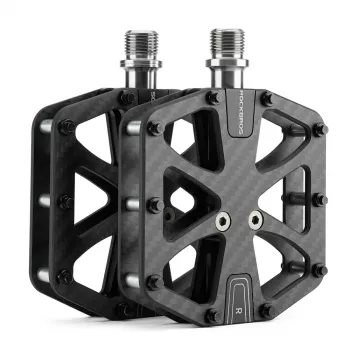 Rockbros C525 Carbon Fiber Platform Bike Pedals - Black