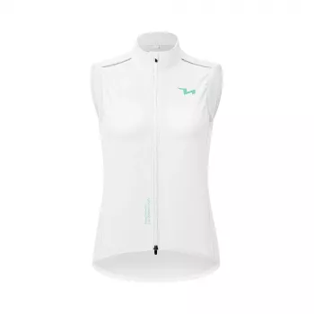 ROCKBROS MJ008 Naiste tuulekindel jalgrattavest - Valge, suurus M