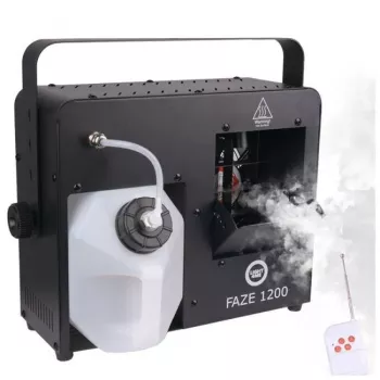 LIGHT4ME FAZE 1200 Hazer Pro udumasin 1200W DMX juhtmevaba kaugjuhtimispuldiga