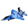 LEAN TOYS 16645 Kaugjuhtimisega F-16 Fighting Falcon hävituslennuk heli- ja valgusefektidega, 2.4 GHz, hall