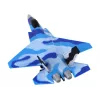LEAN TOYS 16645 Kaugjuhtimisega F-16 Fighting Falcon hävituslennuk heli- ja valgusefektidega, 2.4 GHz, hall