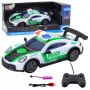 LEAN TOYS RC Drift Police Sports Auto LED-tuledega 1:22