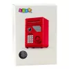 LEAN TOYS Elektrooniline turvaline ATM-hoiupõrsas PIN-koodiga lastele, hall
