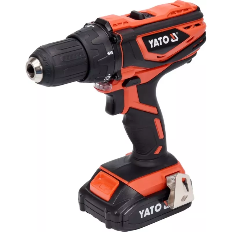 YATO 18V juhtmeta puur-kruvikeeraja 40Nm 2.0Ah Li-Ion akuga ja kohvriga YT-82780