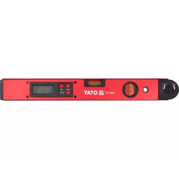 YATO Elektrooniline digitaalne nurgamõõdik 400mm LCD-ekraani ja hoidmisfunktsiooniga