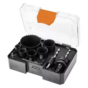 NEO TOOLS Bi-metallist augusaagide komplekt Co8% (19, 25, 30, 35, 40, 68 mm), 9-osaline