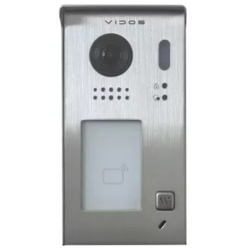 VIDOS DUO IP S301-1 Ühepereelamu uksekõnekaamera 2MP kaamera, RFID ja IP65-ga