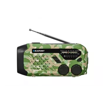 Blaupunkt ER10GC kaasaskantav analoog FM/AM raadiovastuvõtja teleskoopantenniga, sisseehitatud kõlariga, kandekäepidemega, roheline