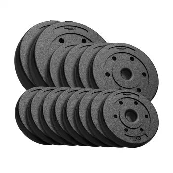 REBEL ACTIVE bituumenkoormuskomplekt 30 kg (8 x 1,25 kg + 4 x 2,5 kg + 2 x 5 kg), 31 mm ava