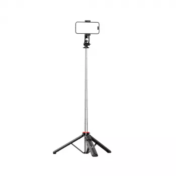 WOZINSKY WC1Y3S Selfie pulk-statiiv 1,3 m koos telefonihoidjaga - must