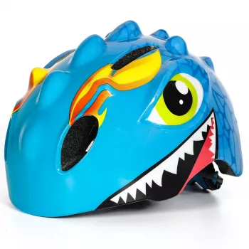 Wozinsky laste jalgrattakiiver, draakonimotiiv, kerge, 50-54 cm, sinine