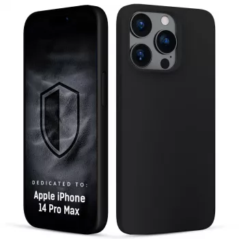3MK PROTECTION Hardy Mellow kate Apple iPhone 14 Pro Max jaoks - must, painduv TPU, kukkumiskaitse