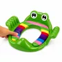 LEAN TOYS laste tualett-istme kate, pehme iste käepidemetega, roheline