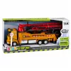 LEAN TOYS Betoonipumba veok RC-mänguasi tulede, helide ja veepihustusega, mõõtkavas 1:40