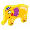 LEAN TOYS Oskuste mäng Tasakaalustav Elevant Ehita torn plokkidest Elevant 61 tk
